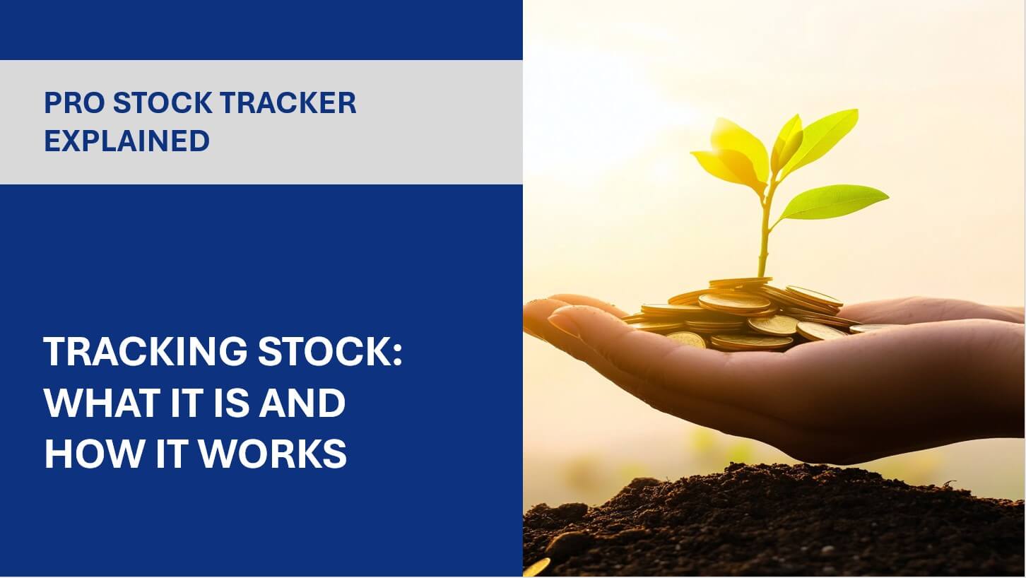 Cover image for blog article on what a tracking stock is
